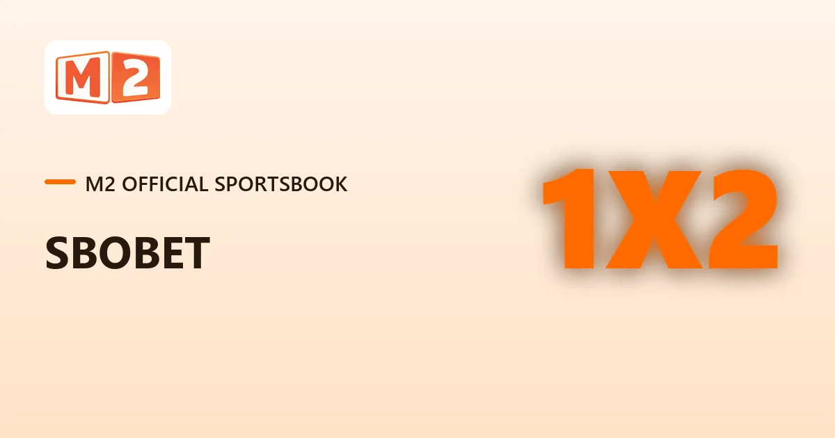SBOBET sportsbook at M2 Official, match result card